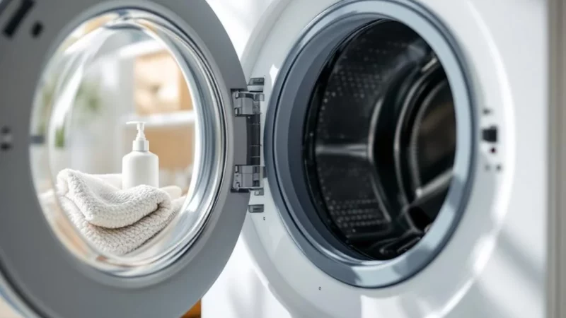 L&rsquo;astuce incroyable pour éliminer l&rsquo;odeur de moisi de votre lave-linge