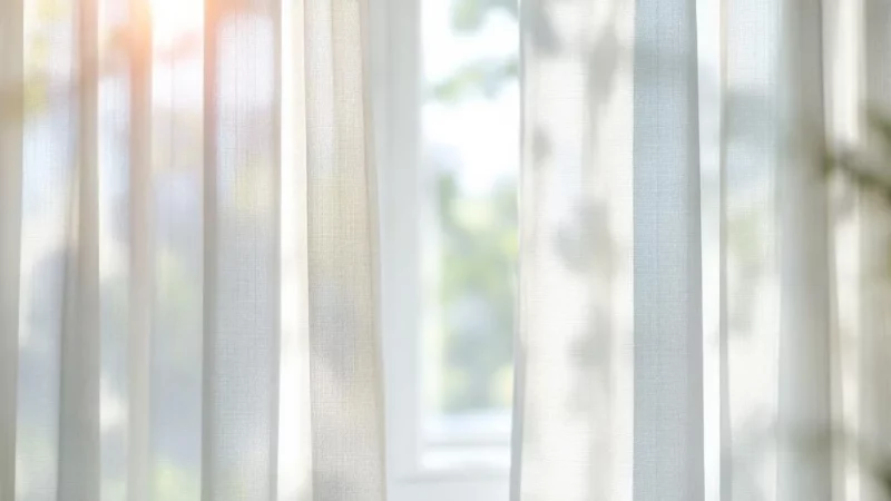 Lavage de rideaux : la clé pour éliminer le pollen tenace