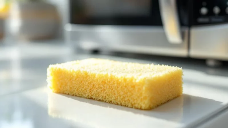 Ne pas rincer votre éponge peut être dangereux découvrez la méthode micro-ondes essentielle
