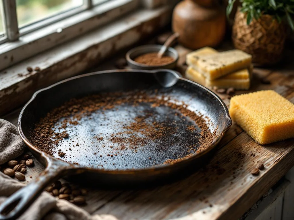 Révélation : le marc de café pour redonner vie à vos poêles ternies