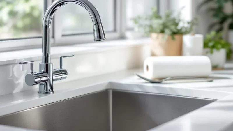 Stop à l&rsquo;anti-calcaire : ce rouleau de cuisine garde vos robinets impeccables 7 jours