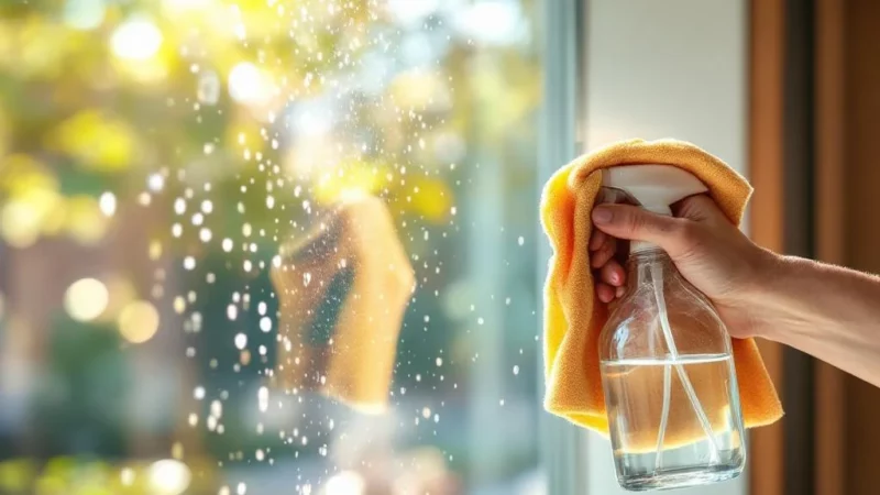 Vitres sans traces en 5 minutes : ce textile miracle que vous avez déjà chez vous