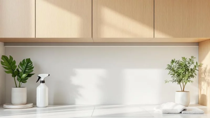 Astuce miracle pour un dessus d’armoire propre sans effort