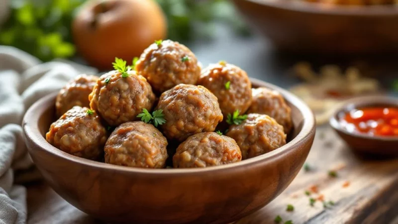 Astuce secrète pour des boulettes de viande ultra moelleuses