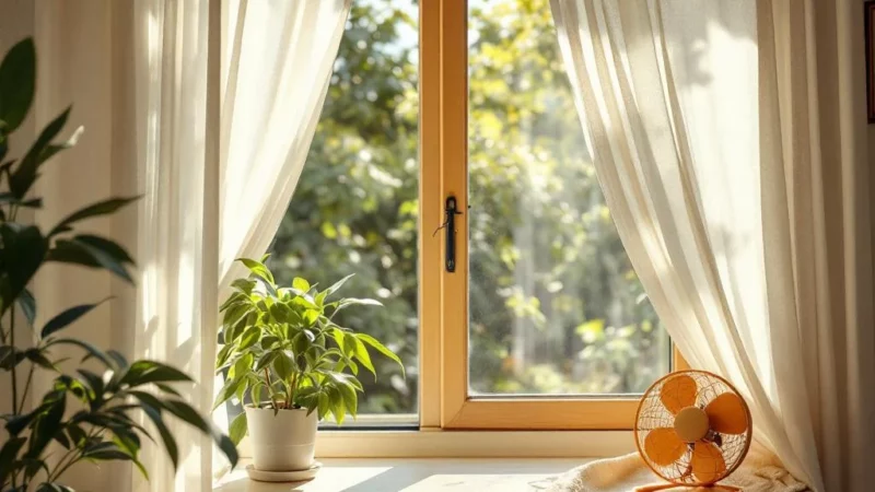 Astuce simple pour rafraîchir votre maison sans coût supplémentaire