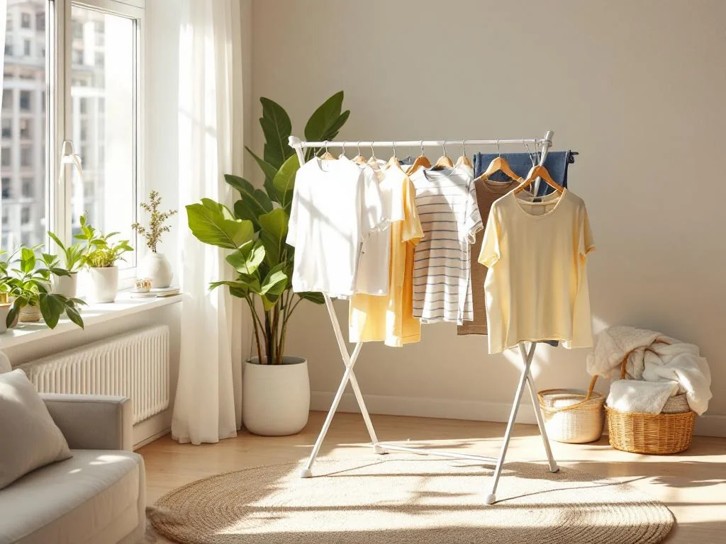 Attention à votre salon : le séchage du linge peut nuire à votre santé