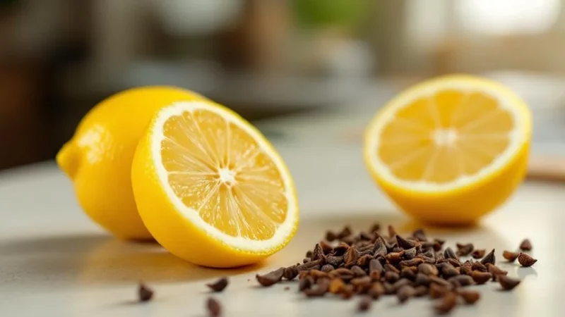 Comment éliminer les mouches naturellement avec citron et girofle