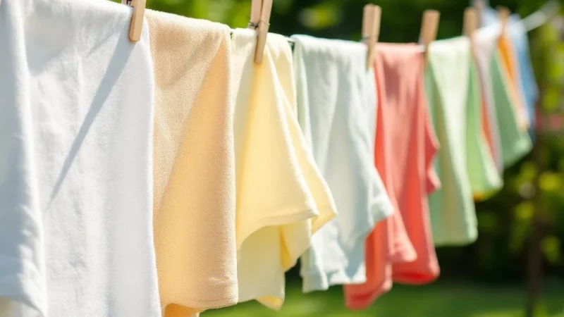 Dites adieu aux adoucissants : la solution naturelle pour un linge doux et frais