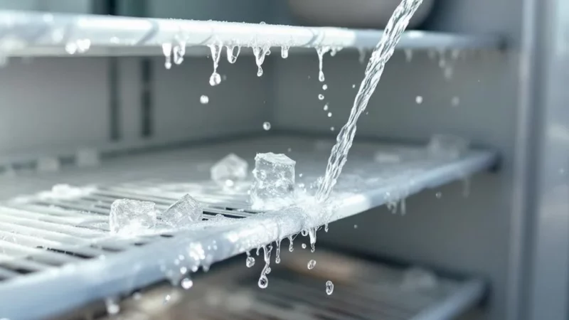 Givre dans le congélateur : Astuces simples pour l’éliminer efficacement