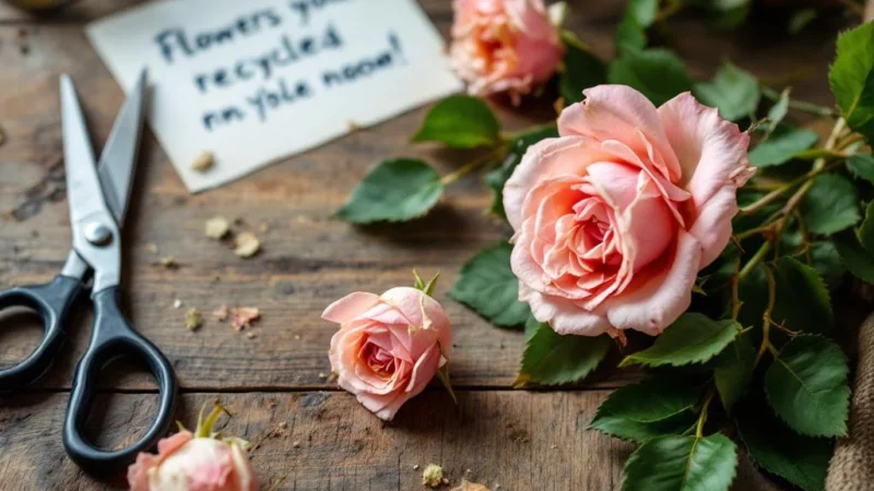 Que faire avec vos roses fanées : astuces étonnantes pour les recycler
