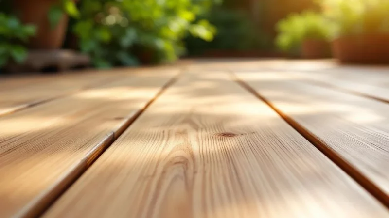 Redonnez vie à votre terrasse en bois avec ces astuces naturelles