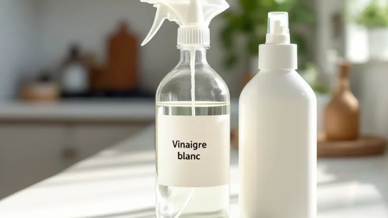 Vinaigre blanc ou produit chimique : qui élimine le mieux le calcaire ?