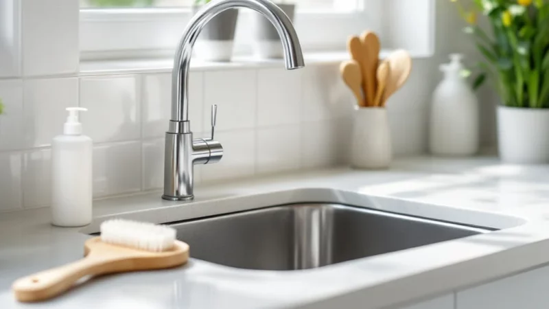 Adieu l’évier sale grâce à cette astuce simple et écologique