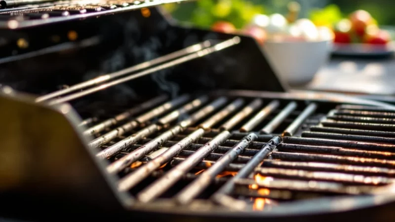 Astuce simple pour nettoyer votre grille de barbecue