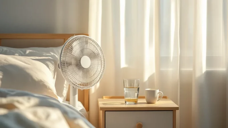 Astuces infaillibles pour dormir frais avec votre ventilateur cet été