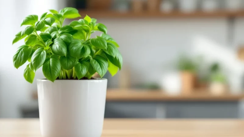 Comment faire pousser du basilic sans effort avec cette astuce simple