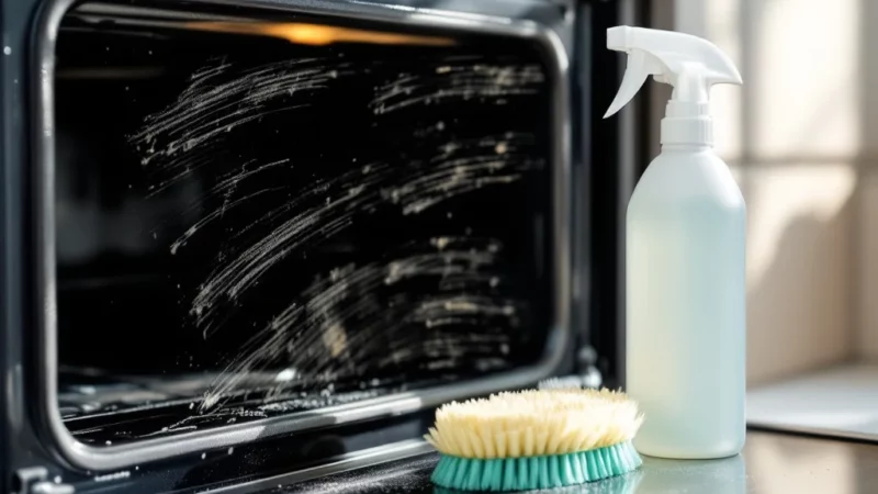 Comment la mousse à raser facilite le nettoyage des graisses tenaces dans votre four