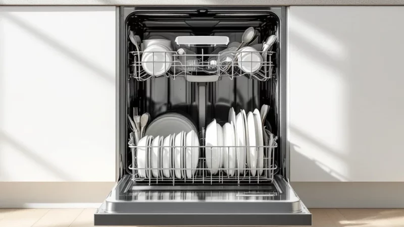 Économisez Eau et Électricité Facilement en Ouvrant votre Lave-Vaisselle