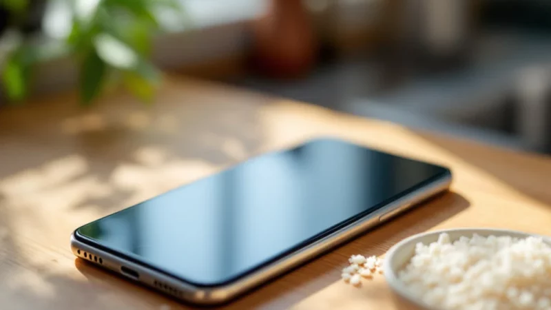 Faut-il vraiment mettre votre téléphone dans le riz pour le sécher ? La vérité étonnante