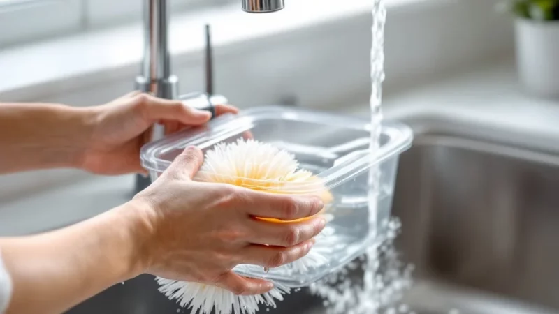 Lavez vos contenants en plastique comme un pro