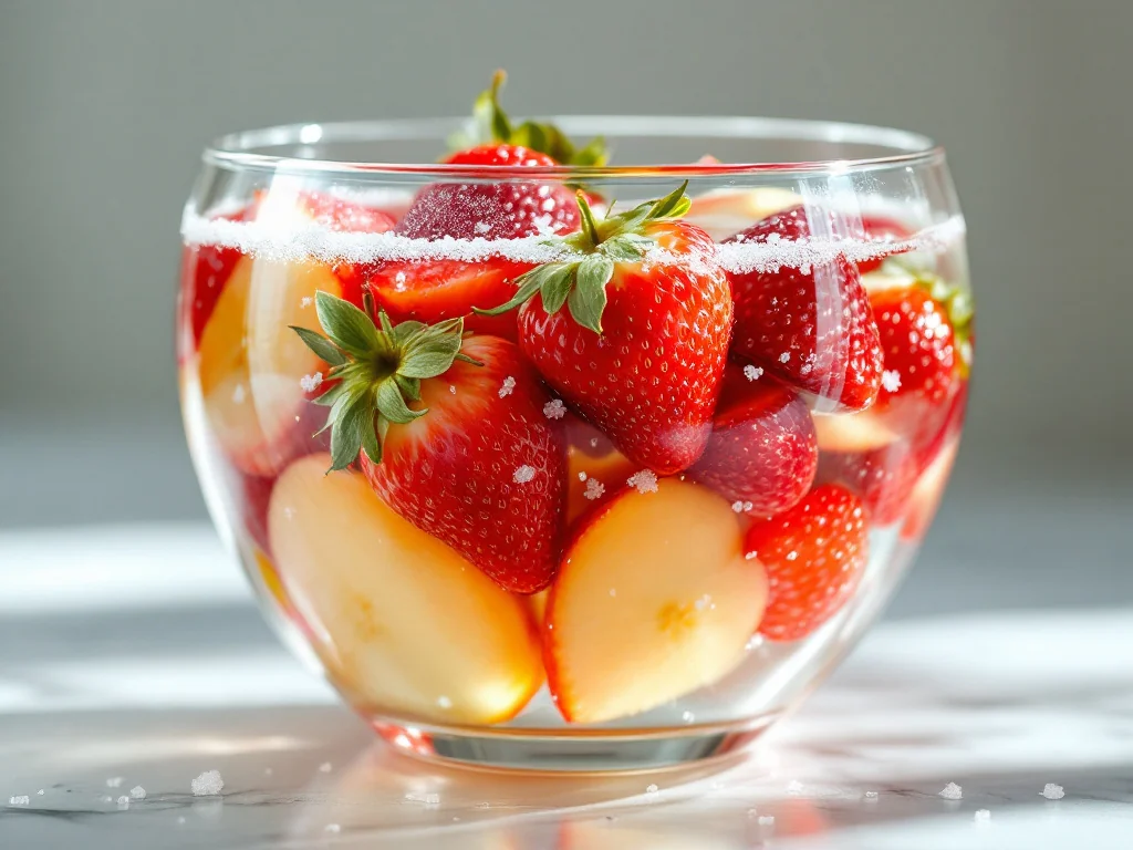 Lavez vos fruits efficacement avec cette astuce à l&rsquo;eau salée