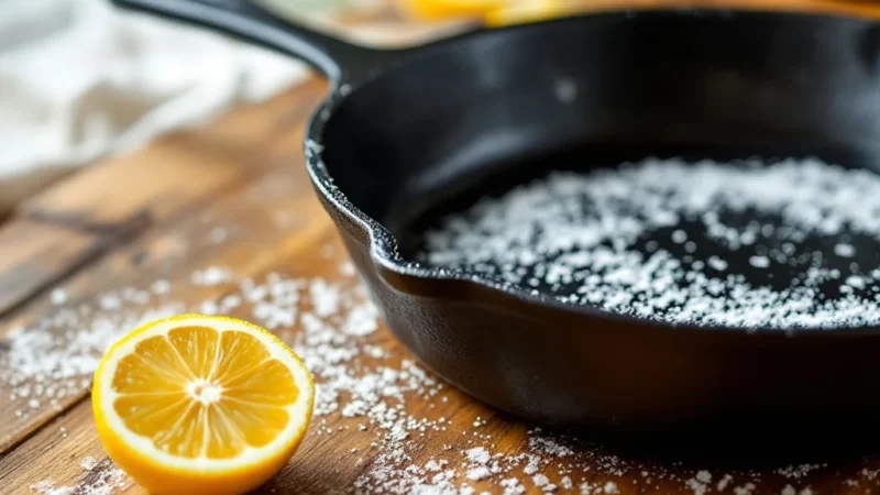 Le secret de grand-mère : comment le citron ravive vos poêles noircies