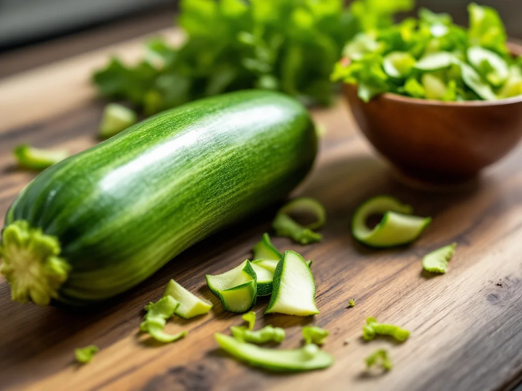 Ne Jetez Plus Vos Épluchures de Courgettes Une Astuce Anti-Gaspi Incroyable