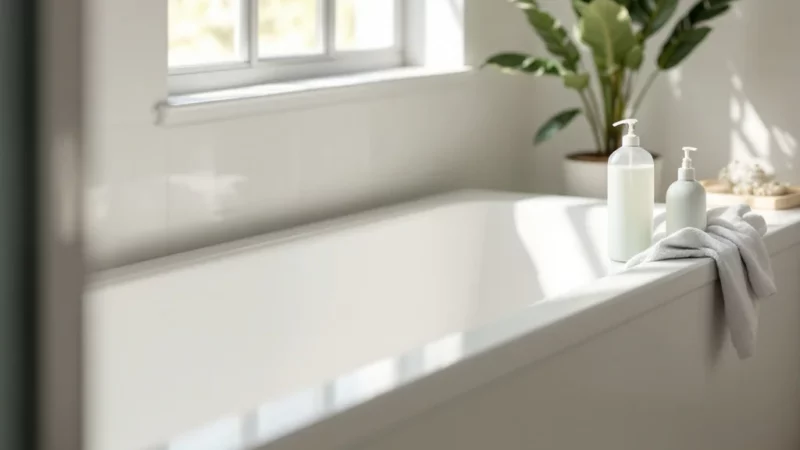 Nettoyez votre baignoire avec du liquide vaisselle, la solution inattendue!