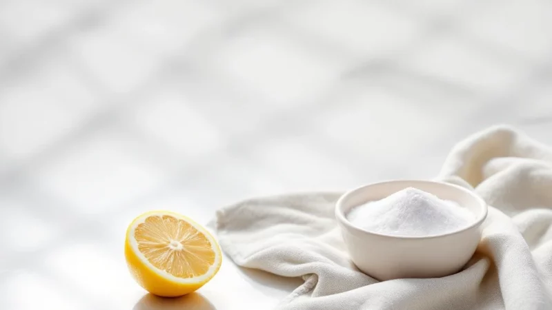 Nettoyez votre cuisine avec cette astuce économique à base de citron et bicarbonate