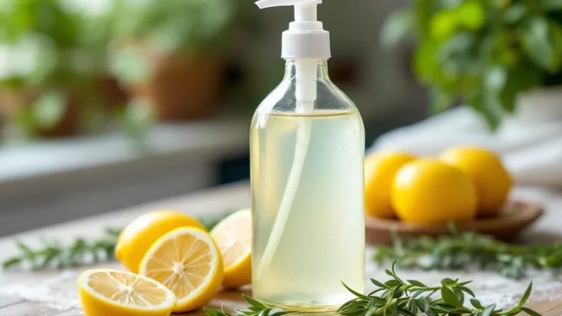 Recette facile et naturelle pour un liquide vaisselle écologique maison
