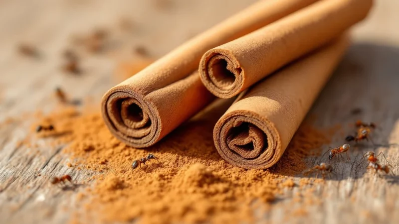 Repoussez les fourmis avec cette astuce simple à la cannelle