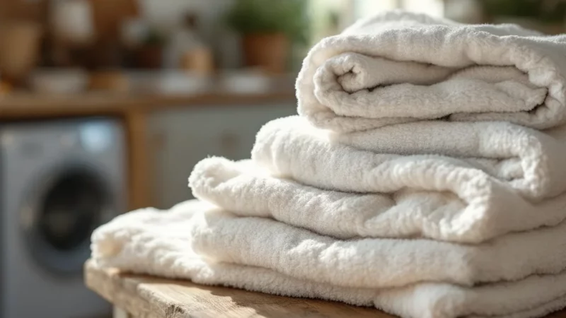 Serviettes rêches : la recette naturelle pour retrouver leur douceur
