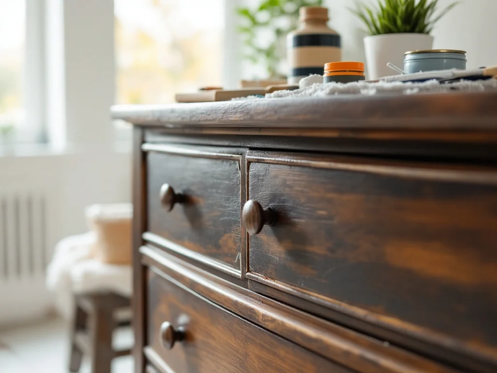 Transformez une vieille commode en meuble tendance en 2 astuces simples