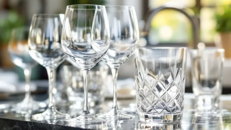 Verres blanchis au lave-vaisselle : l&rsquo;astuce simple pour retrouver leur brillance