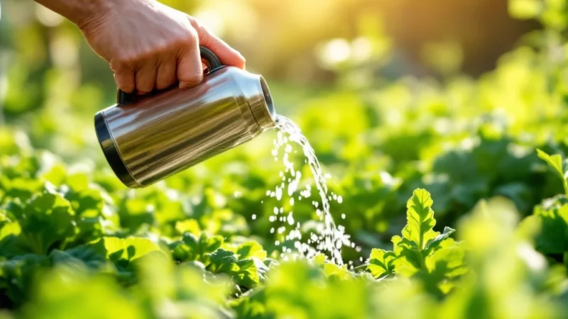 Arroser son potager en été : la nouvelle astuce pour des récoltes éclatantes