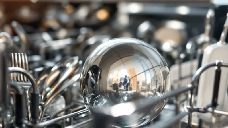 Astuce Lumineuse : La boule d’aluminium pour un lave-vaisselle sans tache