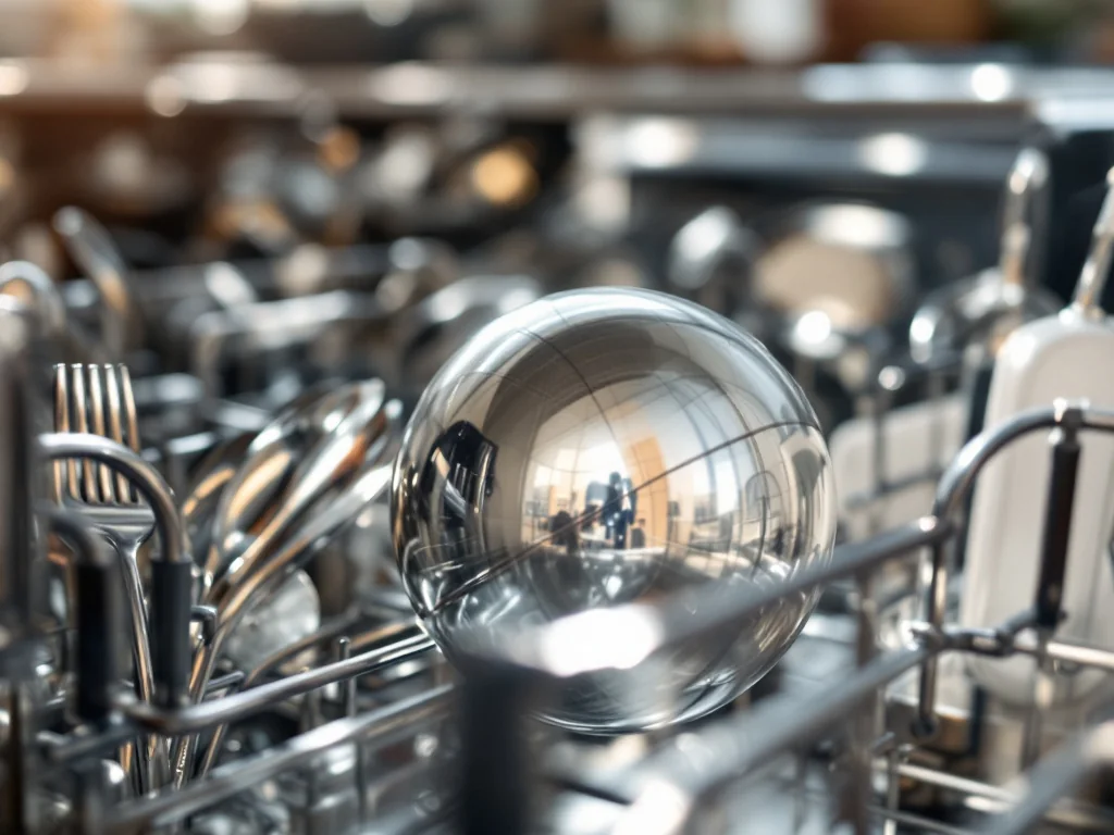 Astuce Lumineuse : La boule d’aluminium pour un lave-vaisselle sans tache