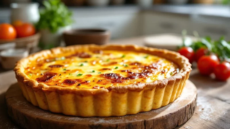 Astuce secrète : comment obtenir une quiche dorée et irrésistible