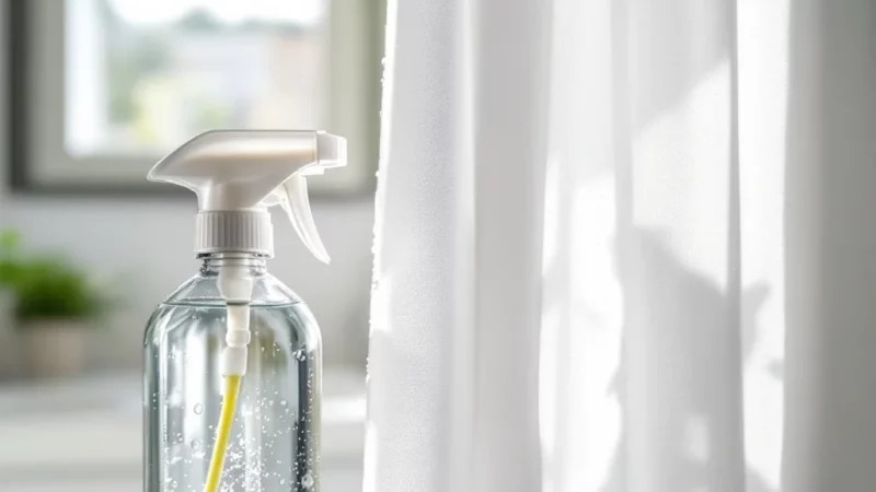 Cette astuce en machine pour sauver votre rideau de douche moisi