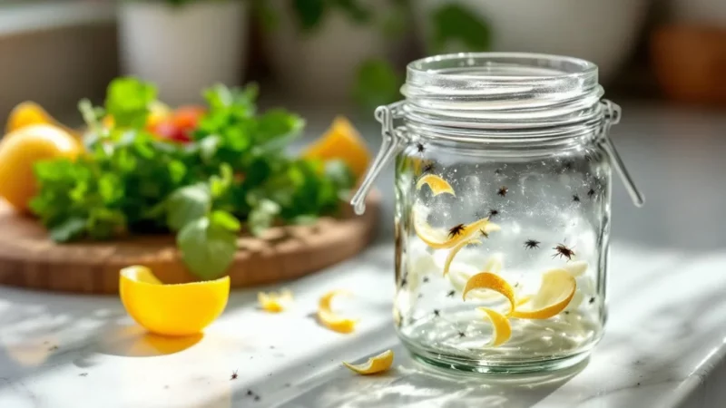 Éliminez les moucherons en cuisine avec cette astuce maison infaillible
