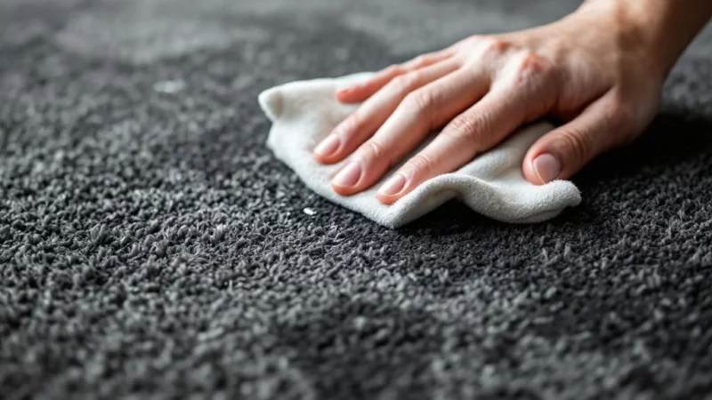 Nettoyez votre tapis au savon noir sans laisser d&rsquo;auréoles rapides et efficaces