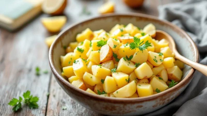 Révélation : l’astuce simple pour rendre votre salade de pommes de terre irrésistible