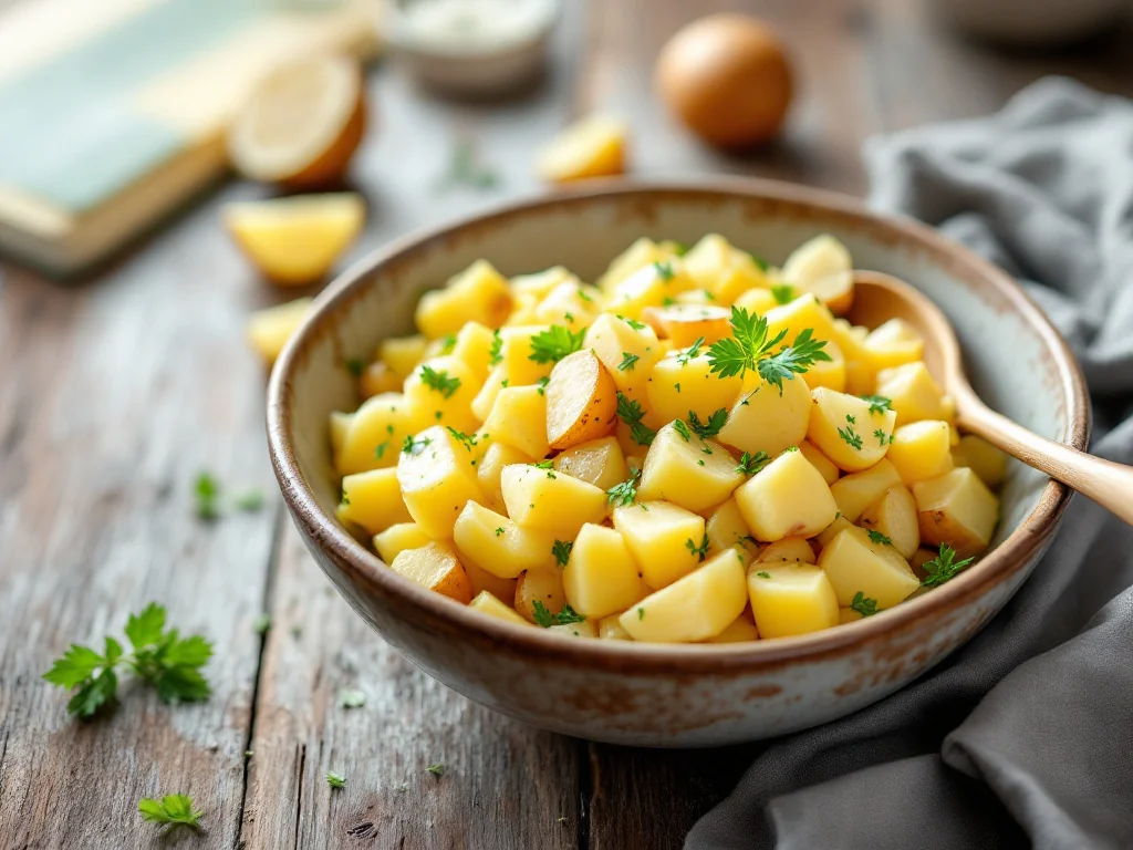 Révélation : l’astuce simple pour rendre votre salade de pommes de terre irrésistible