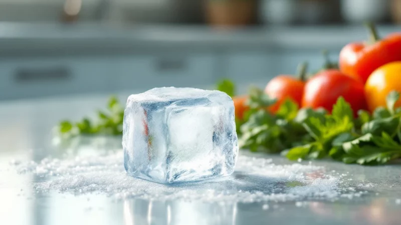 Test du glaçon : l&rsquo;astuce simple pour préserver vos surgelés en vacances