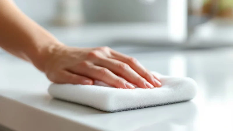 Astuce ultime : comment nettoyer sans rayures avec l&rsquo;éponge magique