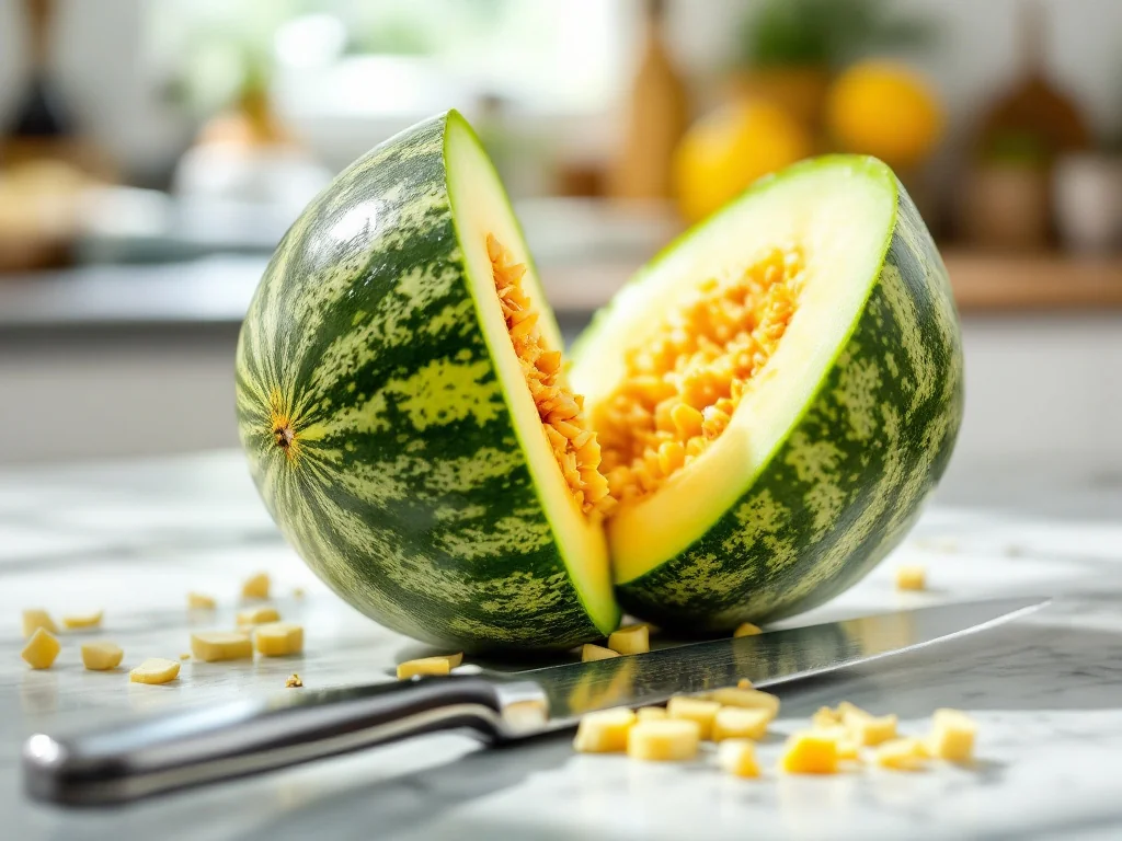 Découvrez l&rsquo;astuce pour couper votre melon comme un pro