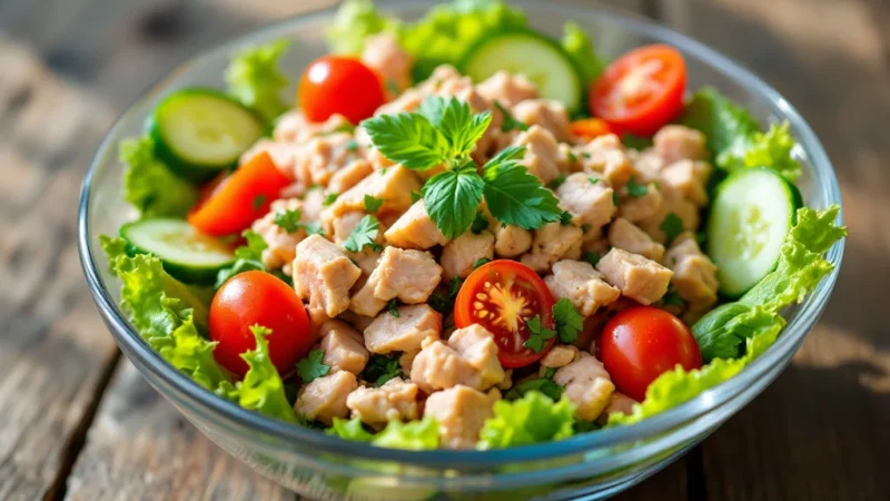 Salade de thon : découvrez l&rsquo;astuce pour une saveur inégalée sans mayonnaise