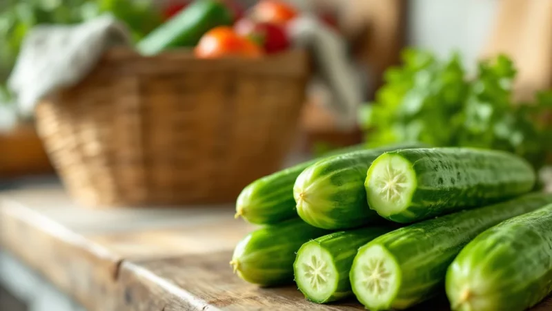 Secrets simples pour garder vos concombres frais plus longtemps