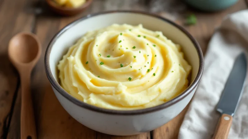 Astuce de chef : le secret pour une purée parfaite et légère