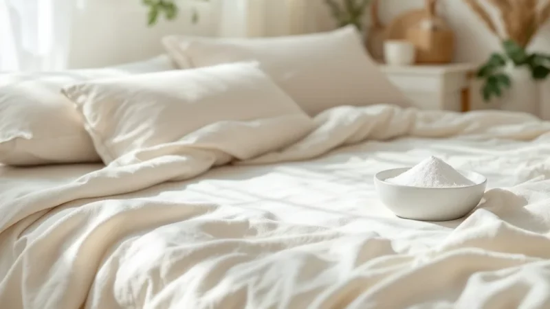 Astuce estivale : rafraîchir votre matelas sans le mouiller grâce au bicarbonate